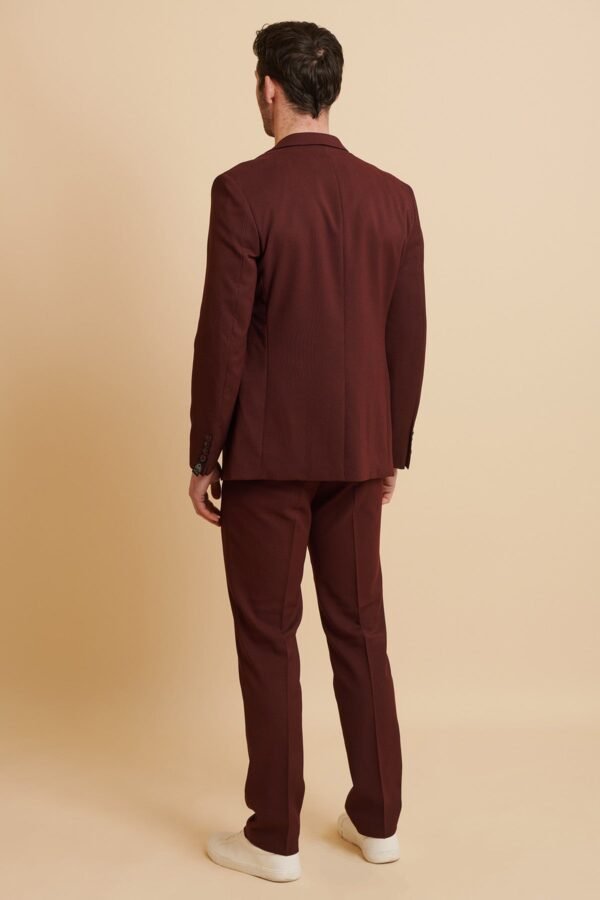 MAX - Wine Two Piece Suit - Image 3