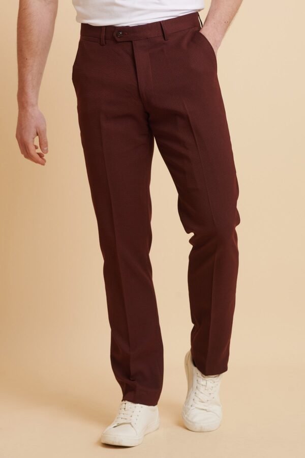 MAX - Wine Two Piece Suit - Image 9