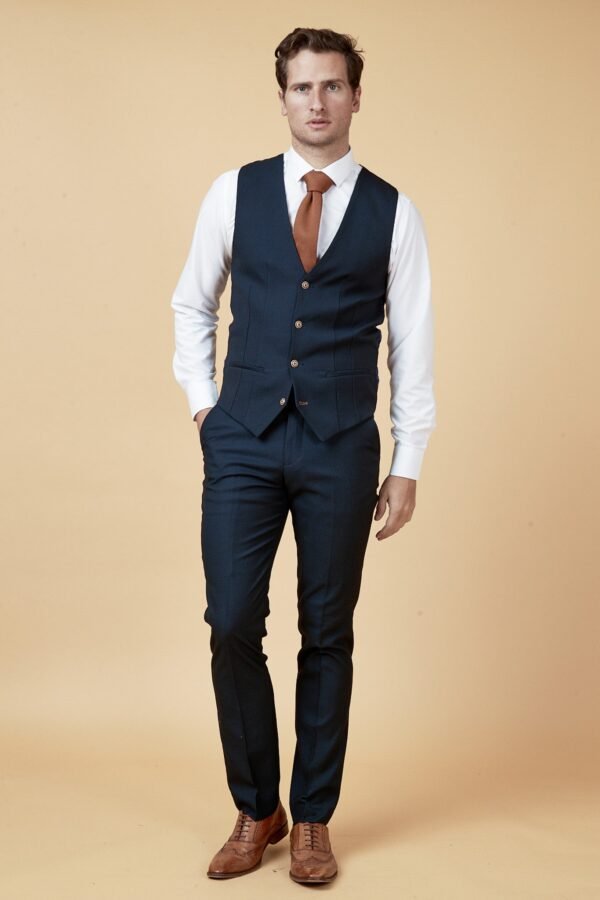 Football Manager Sam Allardyce in Max Navy Suit - Image 12