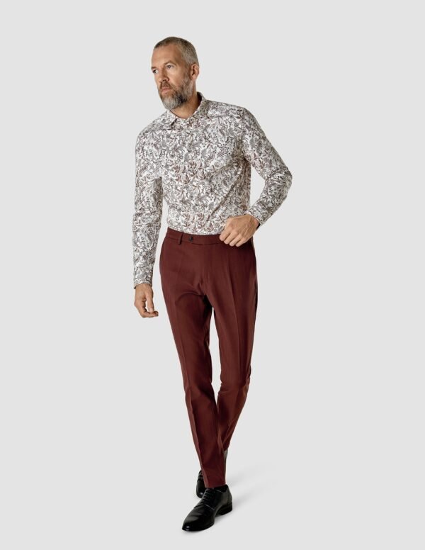 Essential Suit Pants Regular Mahogany - Image 2